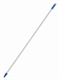 B-11581 HANDLE POWDER COATED WHITE WITH BLUE THREAD 1.5MT X 25MM
